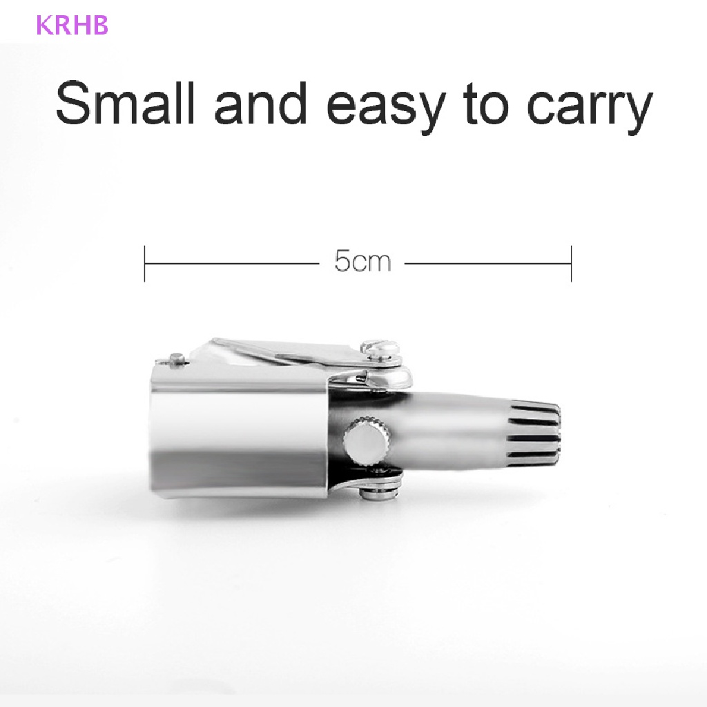 Dụng Cụ Tỉa Lông Mũi Bằng Thép Không Gỉ Dành Cho Nam Giới Mới