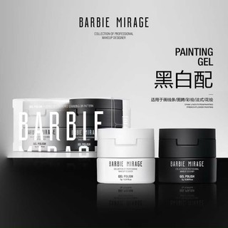 Gel vẽ đen trắng Barbie Mirage cao cấp