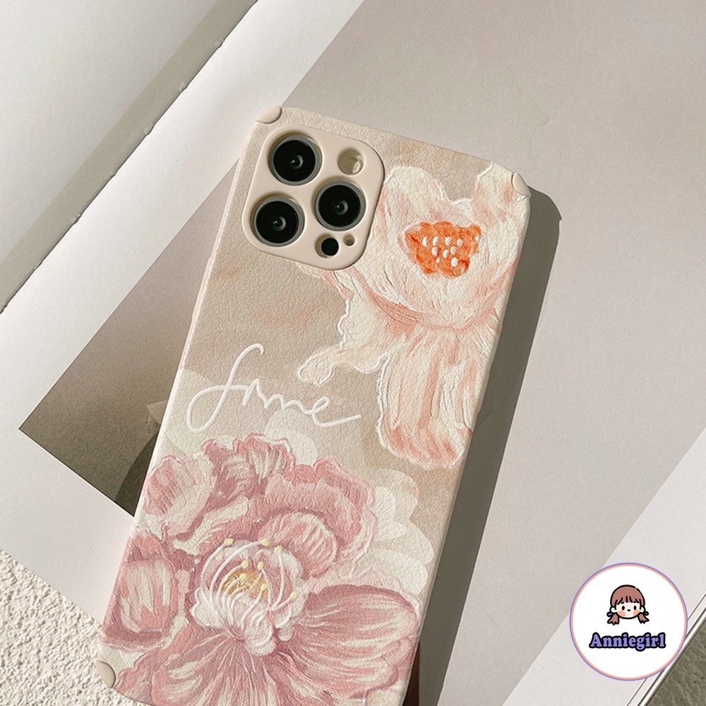 Ốp Điện Thoại Da Mềm Nhám Họa Tiết Hoa Dập Nổi Cổ Điển Cho IPhone 14 13 11 12 Pro Max