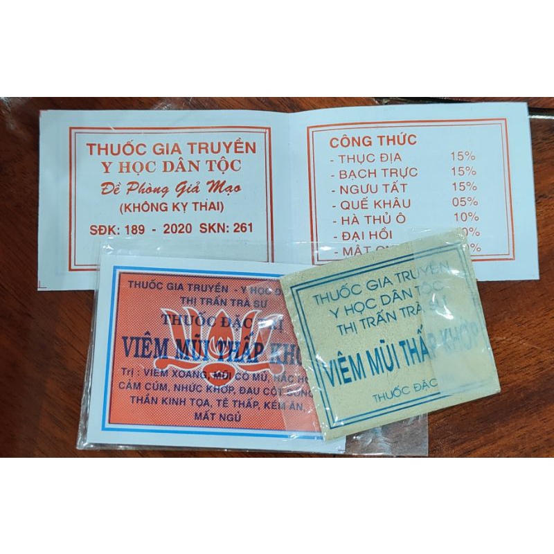 viem mui t.khop Trà Sư 100 gói (bột)