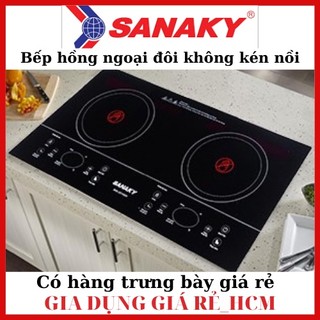 Bếp hồng ngoại đôi lắp âm Sanaky SNK-201HGW chính hãng
