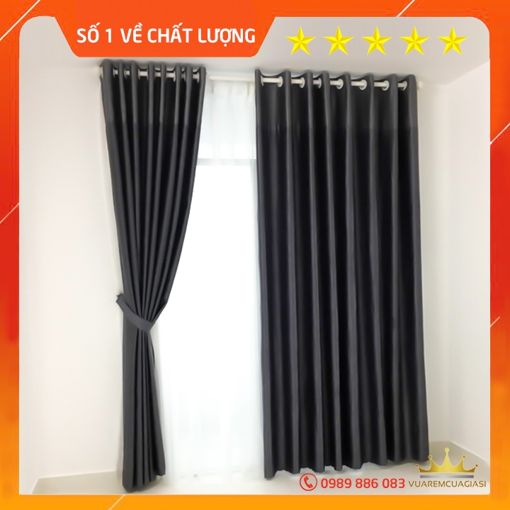 Rèm cửa sổ phòng ngủ Loại 1 chống nắng cao cấp, màn vải treo tường trang trí decor cửa chính VIP01 Vuaremgiasi