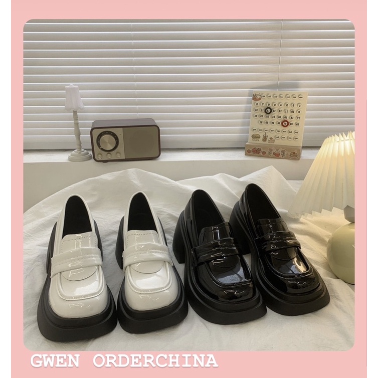 Giày oxford đế cao 7cm phong cách ulzzang