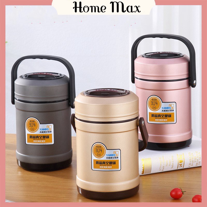 Hộp đựng cơm giữ nhiệt 1500ml No 9301,cặp lồng inox đựng cơm giữ nhiệt Hàn Quốc cao cấp