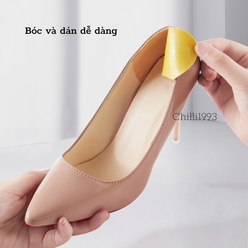 Miếng Lót Gót Giày Nam Nữ Giảm Size, Chống Rộng , Giảm Ma Sát Bảo Vệ Gót Chân