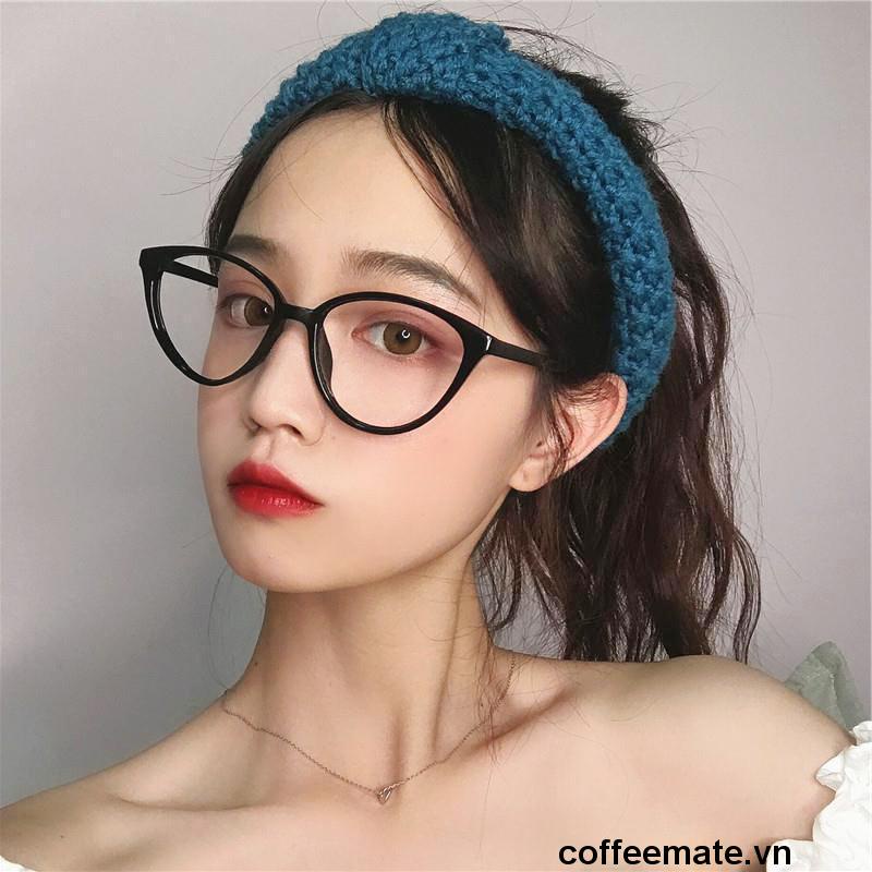 ⚡Kính Mát Mắt Mèo TR90 Màu Đen Phong Cách Đường Phố Thời Trang Cho Nữ