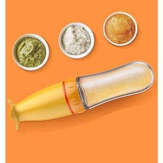 bình thìa silicon ăn dặm cho bé 90ml