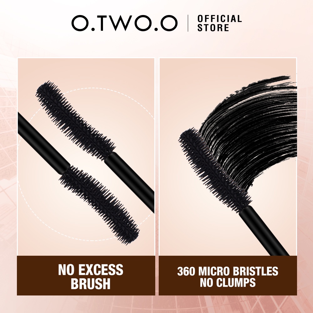 Mascara O.TWO.O Kháng Nước Lâu Trôi Màu Đen Tự Nhiên Chuốt Cong Và Dài Mi 50g