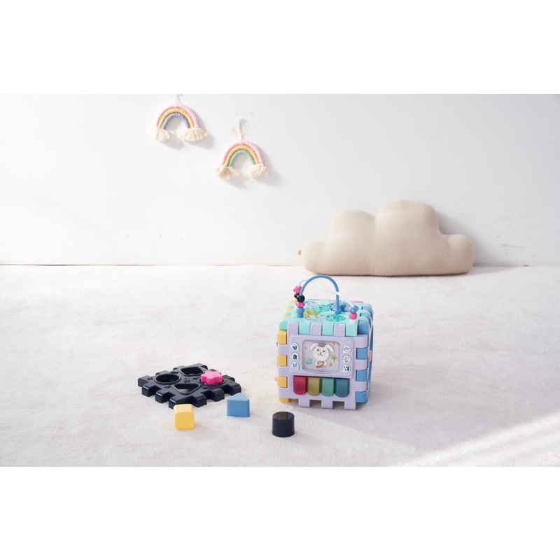 Khối Lập Phương Rubik 6IN1 Haave Bricks đồ chơi trẻ em nội địa Hàn Quốc