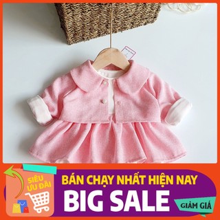Ngọc Kids - Set body tay dài + áo khoác dạ