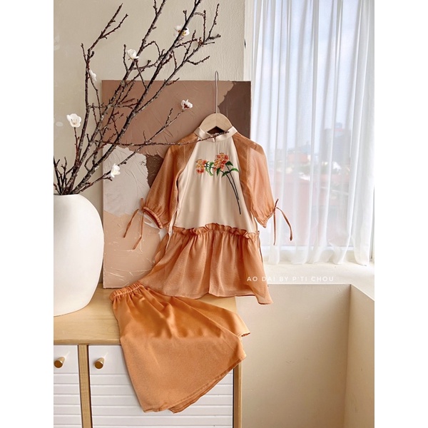 Áo dài thiết kế cho bé P'ti chou