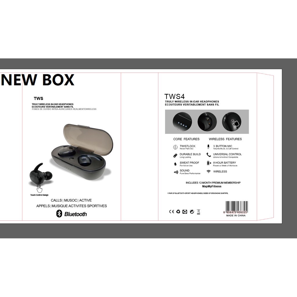 Tai Nghe Bluetooth 5.0 Jbl Original Tws4