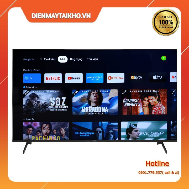 Google Tivi Sony 4K 65 inch KD-65X80K