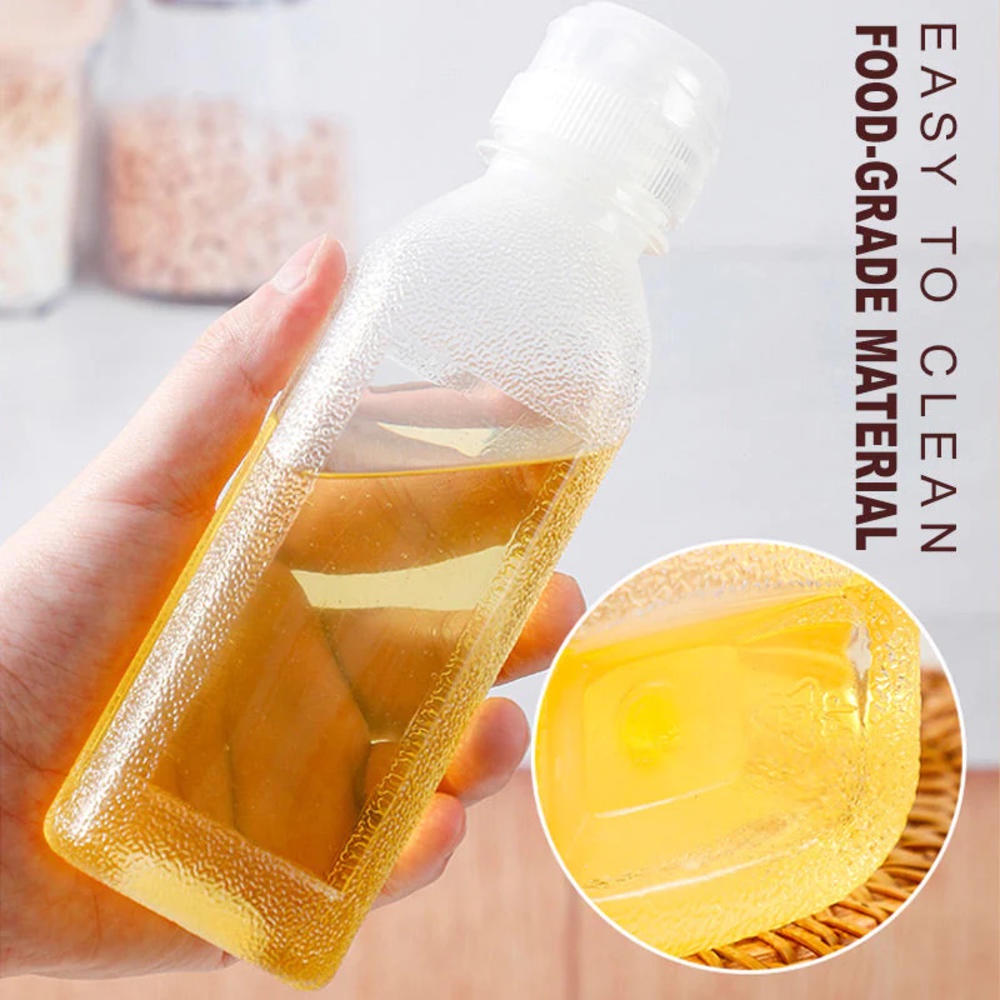 Bình Đựng Dầu Ăn / Giấm Dạng Bóp 300ml / 500ml Bằng Nhựa PP Cấp Thực Phẩm Cho Nhà Bếp
