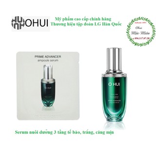 [29]Bao bì mới ]Combo 30,60,120Gói Tinh chất  Serum Ohui xanh Ohui Prime Advancer Ampoule Serum sample