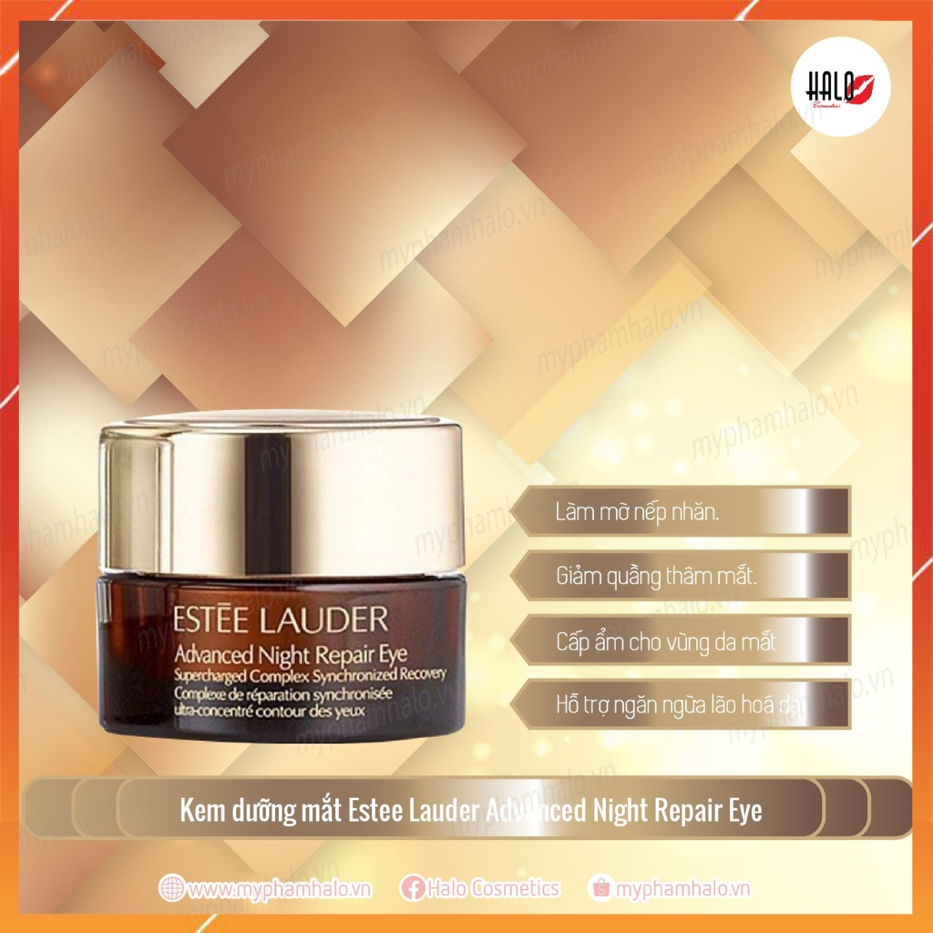 Tinh Chất Và Kem Dưỡng Mắt ESTEE LAUDER Giảm Thâm Quầng Nếp Nhăn Bọng Mắt Tái Tạo Da Vùng Mắt 5ml