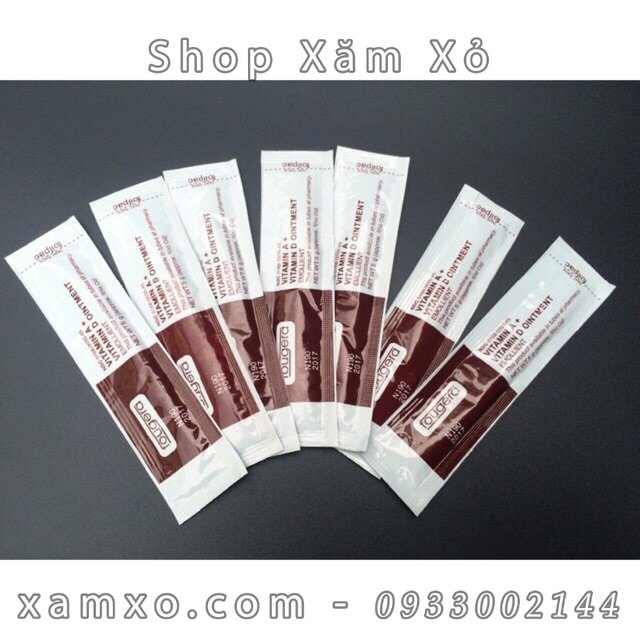 Set 10 gói Vitamin dưỡng hình xăm - dụng cụ xăm sài gòn