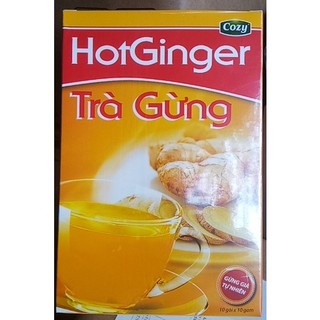 Trà cozy gừng hòa tan hộp 100g