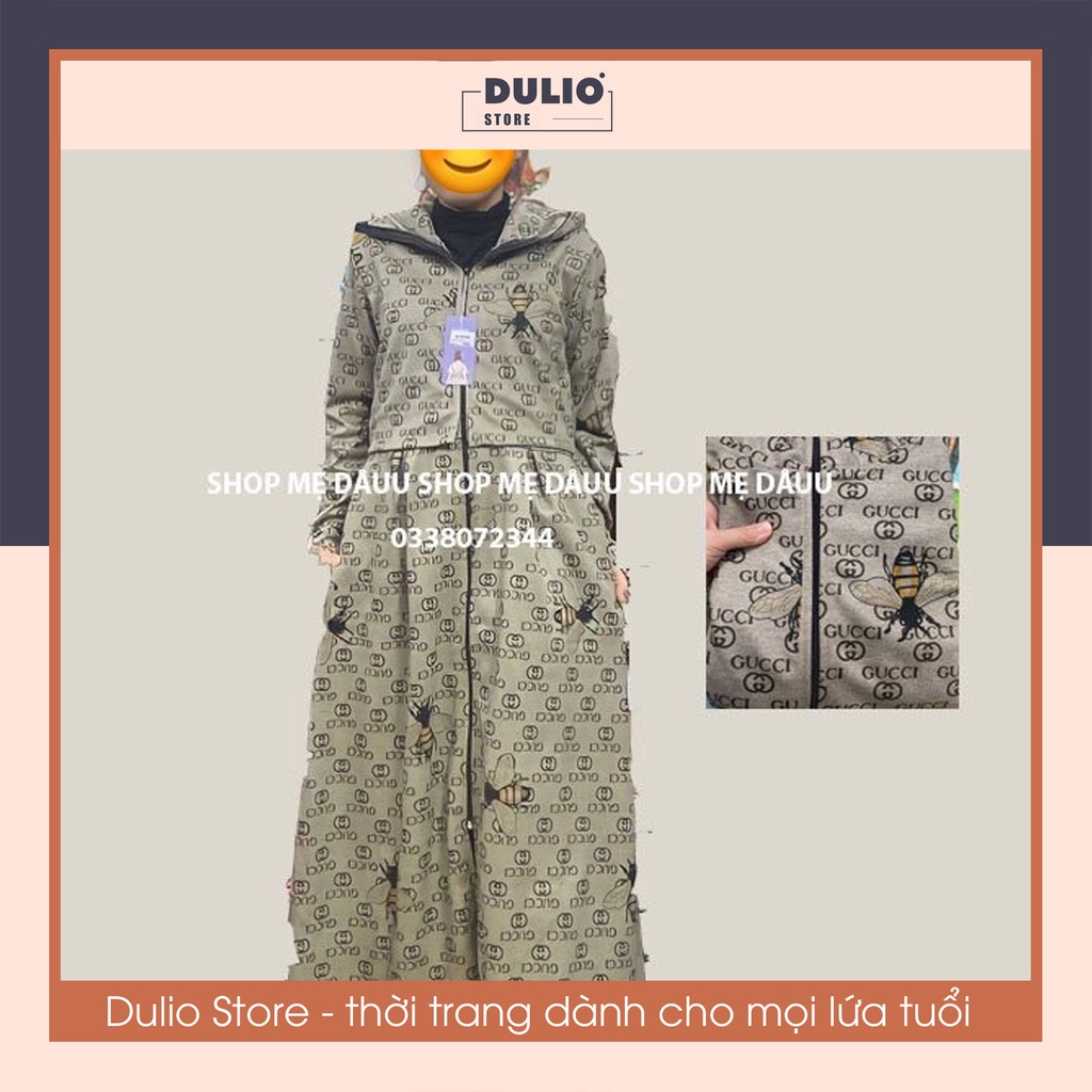 Áo chống nắng nữ toàn thân DULIO STORE chất vải Umi cao cấp, thiết kế 2 LỚP, dáng Croptop váy chùm kín chân thời trang