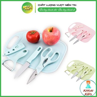 Bộ dao thớt chế biến đồ ăn dặm cho bé