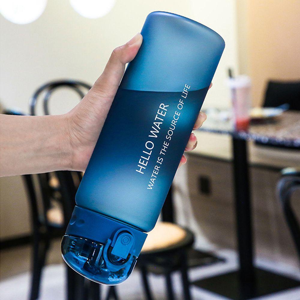 780ml Sports Transparent / Frosted Water Bottle Portable Gym Travel Clear Leakproof Drinking Bottle