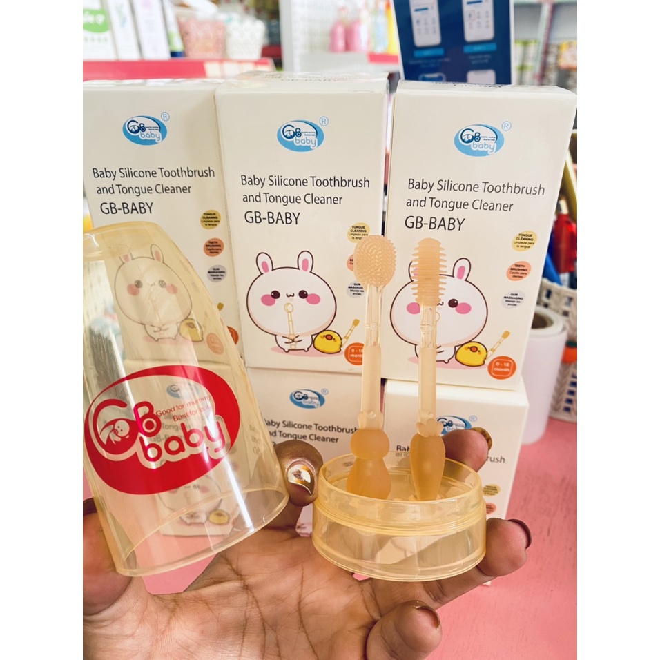 Bộ rơ lưỡi Silicon GB-Baby