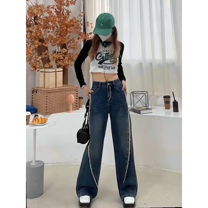 NRVP Quần jean nữ thời trang Hàn Quốc chất lượng cao 100%