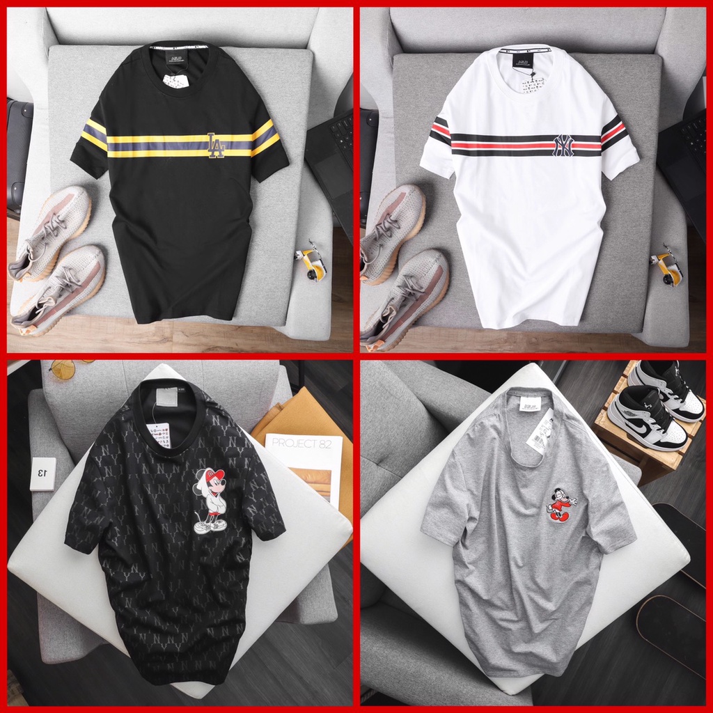 Áo thun ny, áo phông MLB ny, new york dáng Unisex - JUSTINSHOP