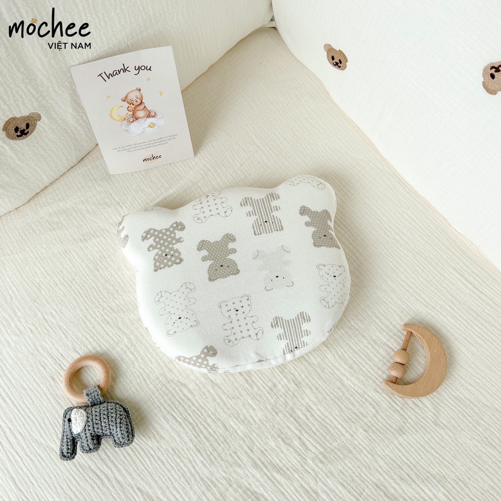 Gối đầu và gối chặn bằng cao su non Mochee <3