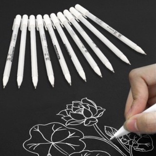 Bút gel trắng đi nét - đầu 0.8mm