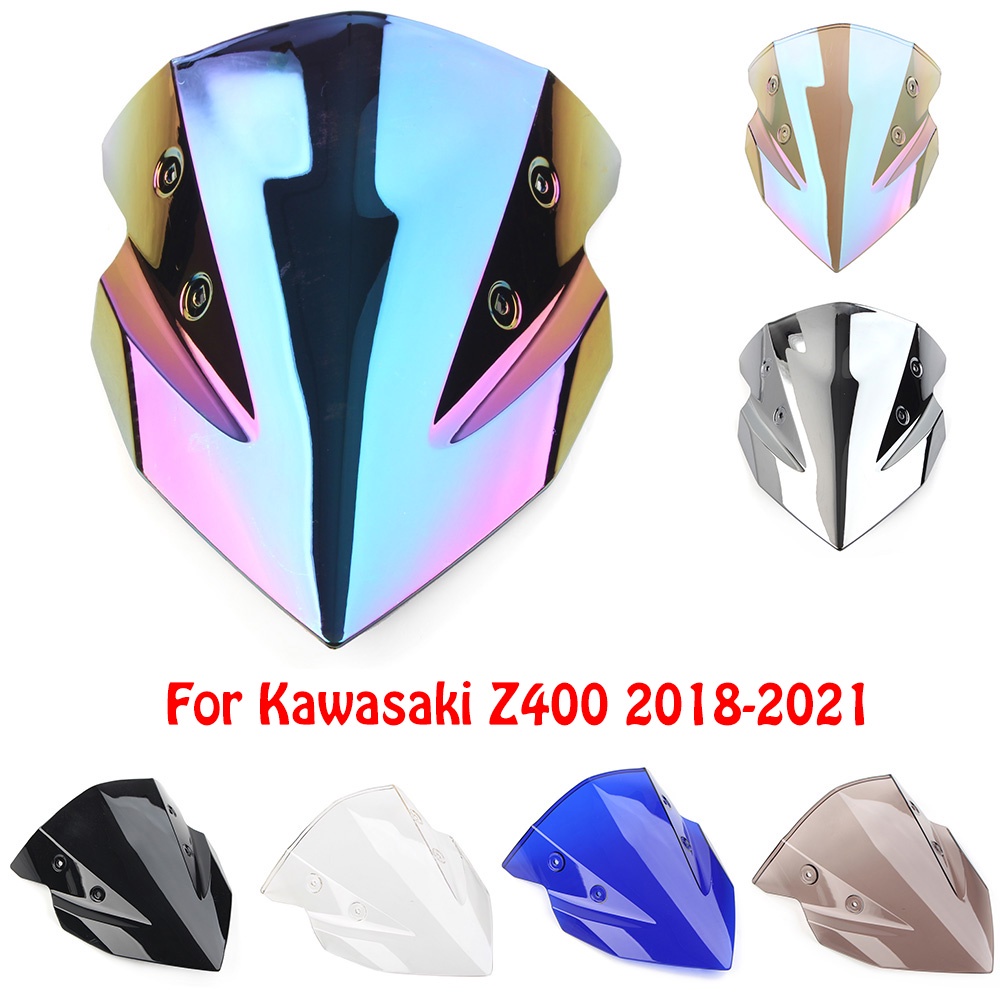 Kính Chắn Gió Đôi Chuyên Dụng Cho Xe Mô Tô Kawasaki Ninja Z400 Z 400 2018 2019 2020 2021