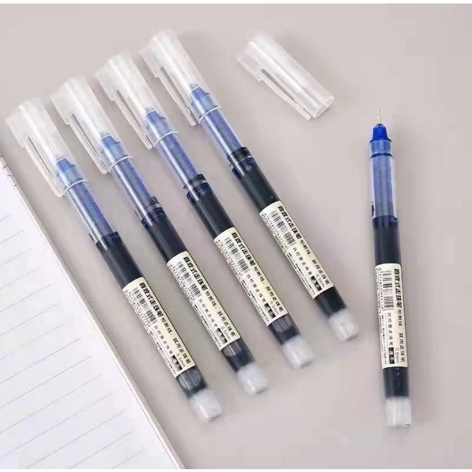 Bút gel deli ngòi 0.5mm mực khô nhanh luyện viết tiếng trung nhật hàn