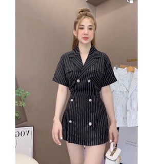 Set vest váy sọc basic bigsize_saigon(50-90kg)