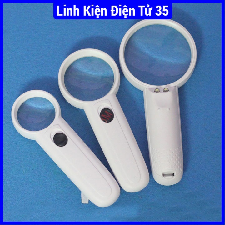 Kính lúp cầm tay MG6B có đèn thuận tiện, dễ dàng sử dụng cho việc dùng vào buổi tối