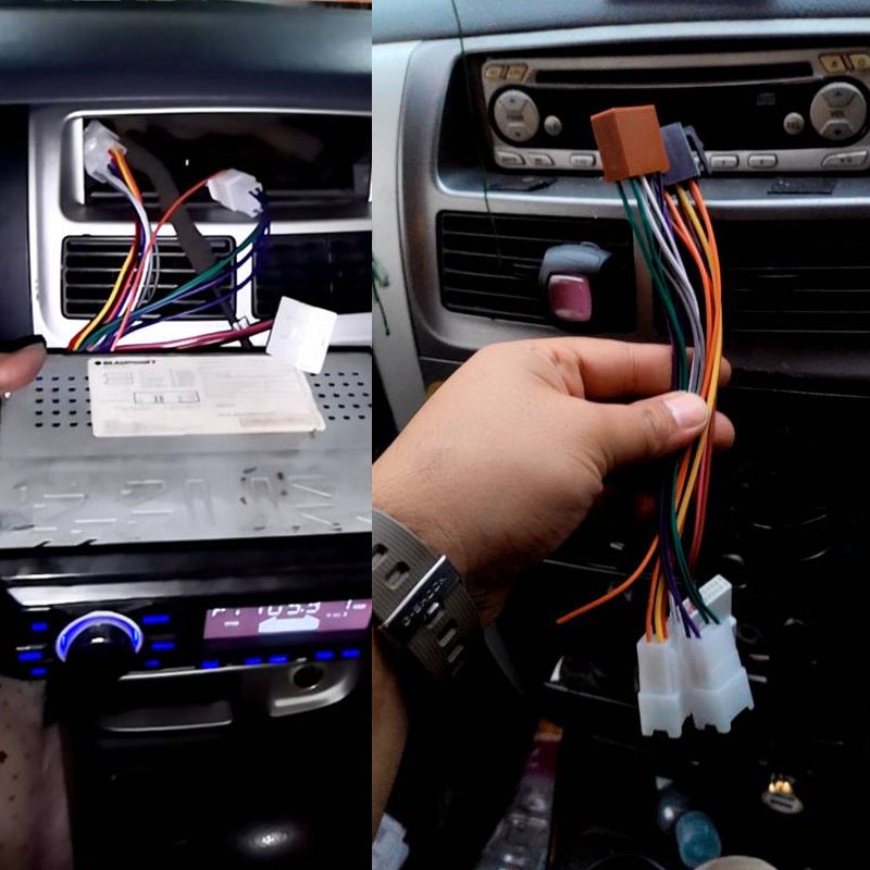 Dây Cáp Âm Thanh ISO 20 Pin Chuyên Dụng Cho Xe Hơi TOYOTA / PERODUA