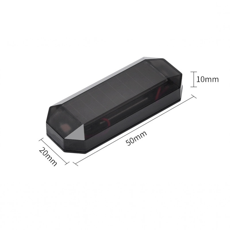 Đèn LED Mini Cảnh Báo An Toàn Tự Động Thông Dụng Sử Dụng Năng Lượng Mặt Trời Gắn Đuôi Xe Đạp / Xe Máy