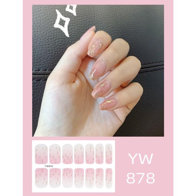 PVN57701 Bộ sticker dán móng tay trang trí 3D đẹp chống nước nhiễu mẫu đẹp