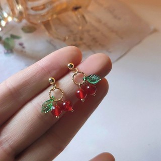 [littlebrown] Bông tai quả cherry
