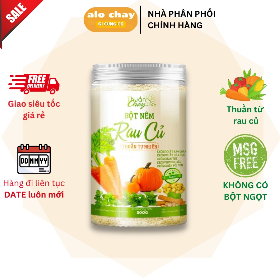 Hạt Nêm Rau Củ Không MSG 500G