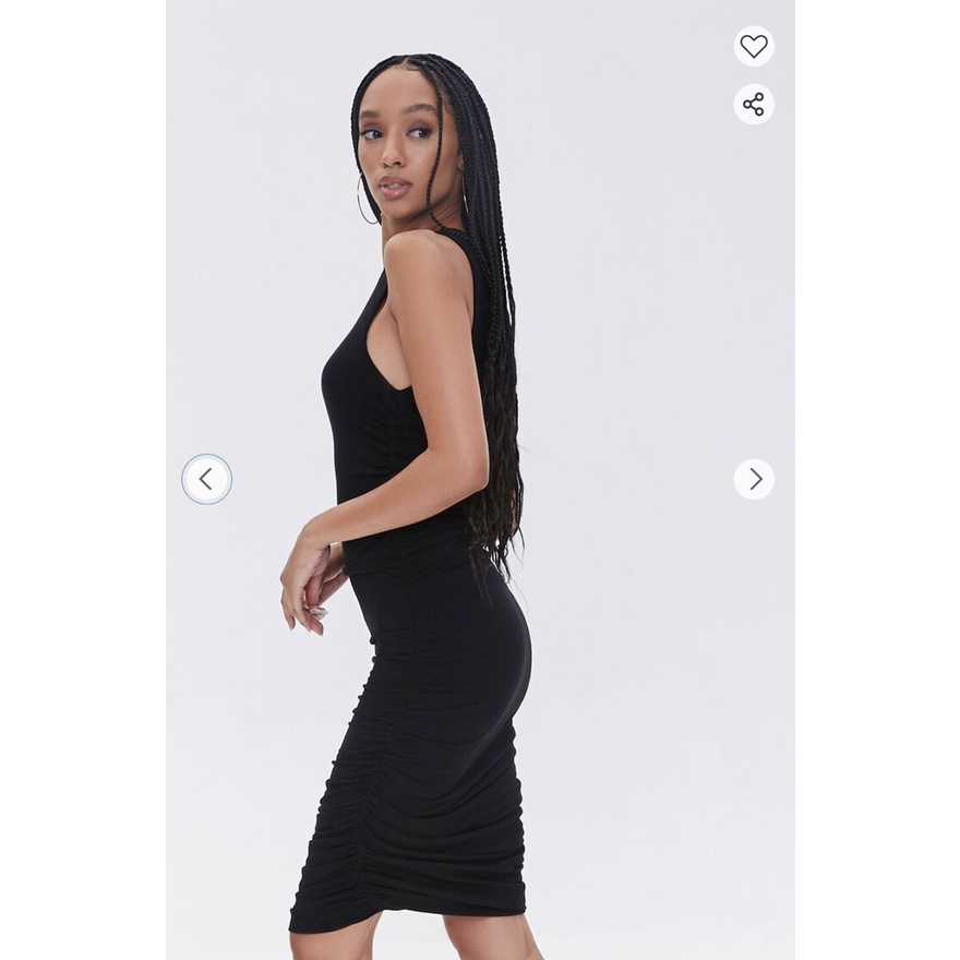 Đầm Bodycon dài rút nếp sát nách - Ruched Cami Bodycon Dress