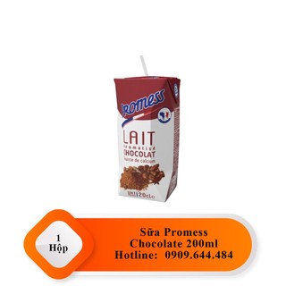 1 HỘP SỮA TƯƠI TIỆT TRÙNG PROMESS 200ML - SỮA TƯƠI TIỆT TRÙNG NHẬP KHẨU PHÁP