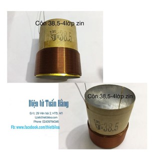 coil (côn) loa bass đường kính 38,5 4 lớp zin-Linh kiện thay thế sửa chữa loa