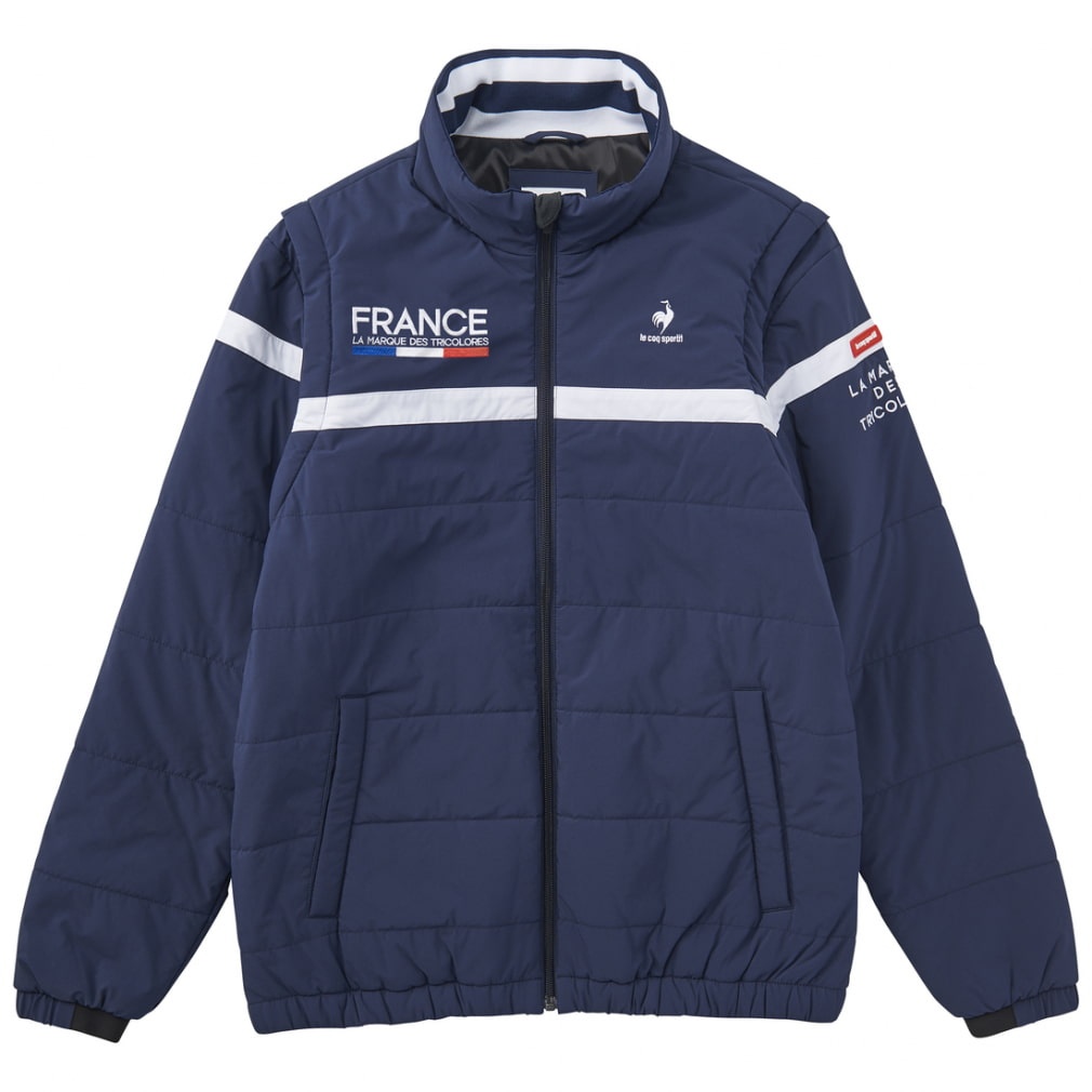 Áo khoác gió tay áo tháo rời Le coq Sportif nam - QGMUJK05-NV00