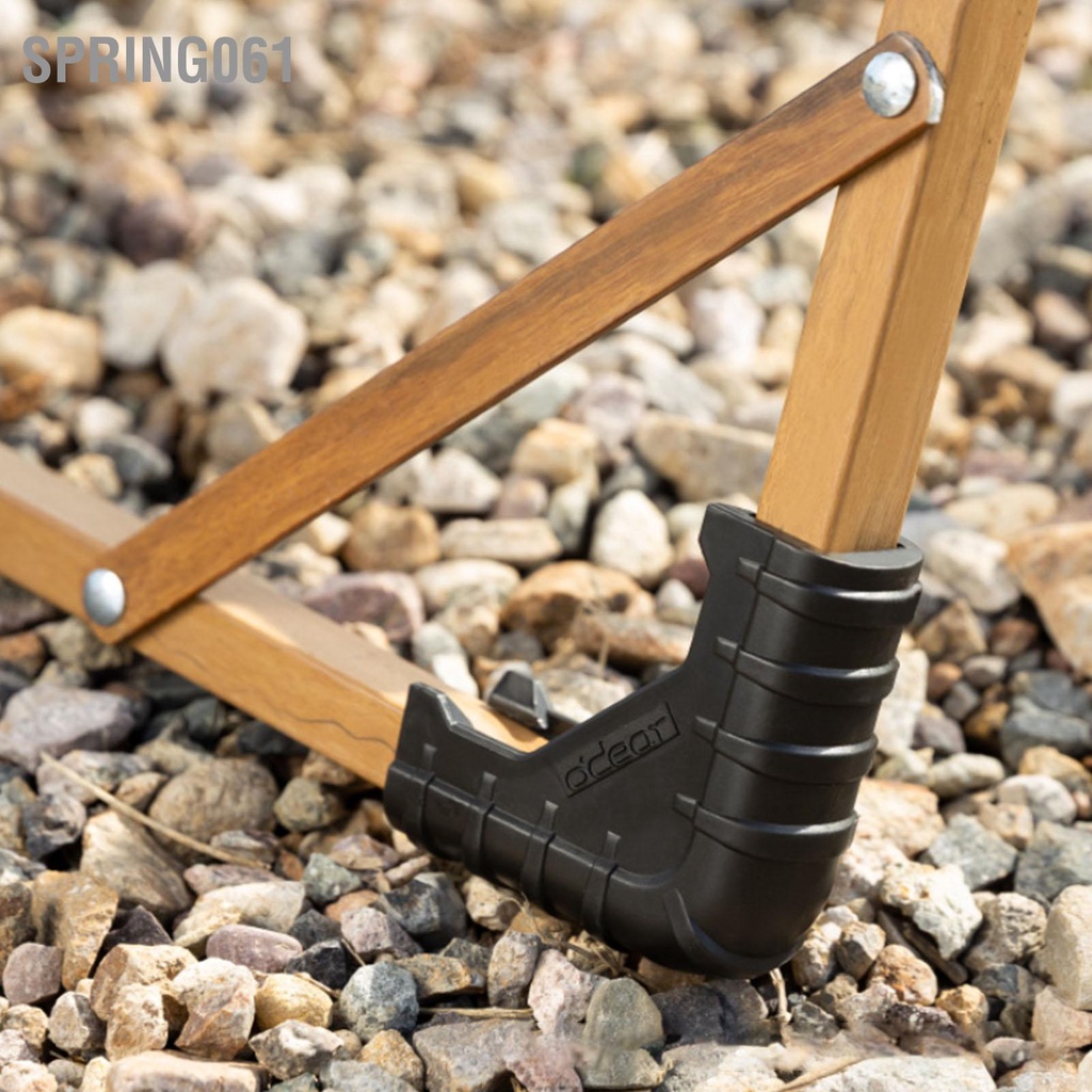 Miếng đệm chống trượt gấp bàn ghế bảo vệ bàn ghế bảo vệ bàn chân 4 miếng Ghế cắm trại ngoài trời Bọc chân【Spring061】