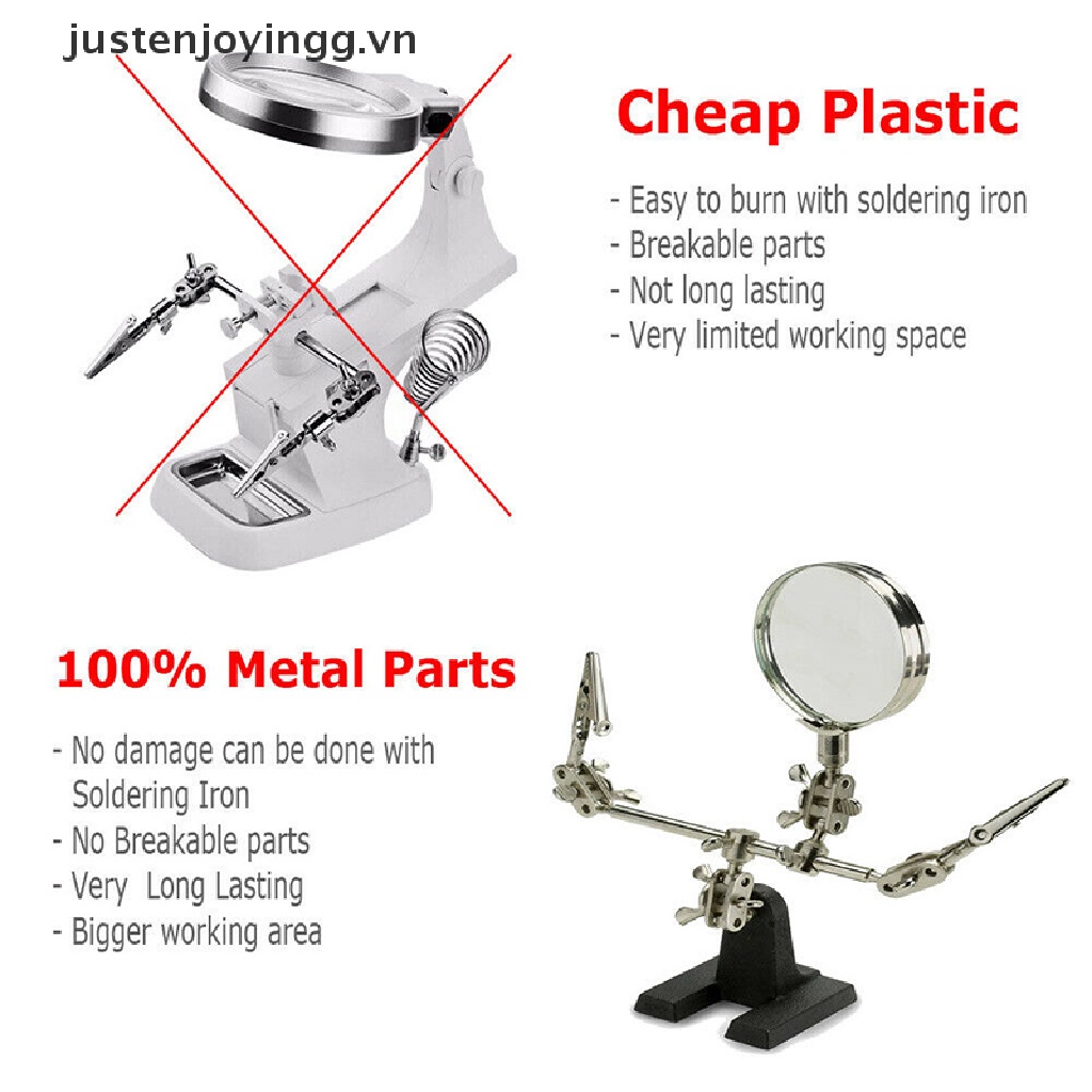 / / Giá Đỡ Kính Lúp Hàn Sắt Thẳng Đứng Justenjoying.Vn / / Third Hand