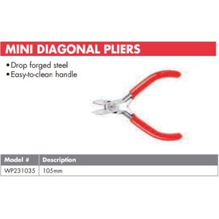 Kìm cắt dây điện mini 105mm chính hãng workpro tại tphcm