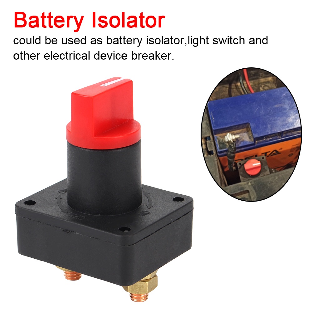 Công Tắc Ngắt Kết Nối Bình Ắc Quy Xe Ôtô/ Xe Máy/ Tàu Thuyền 100A