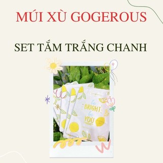 Set Tắm Trắng Trắng Da Múi Xù Chính Hãng Gogerous dưỡng trắng da