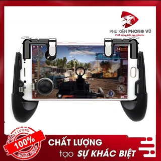 [Kèm Nút Di Chuyển]Tay Cầm + Bộ 2 Nút  Bấm Chơi Game Pubg mobile, Liên quân Điện Thoại Thông Minh Gamepad