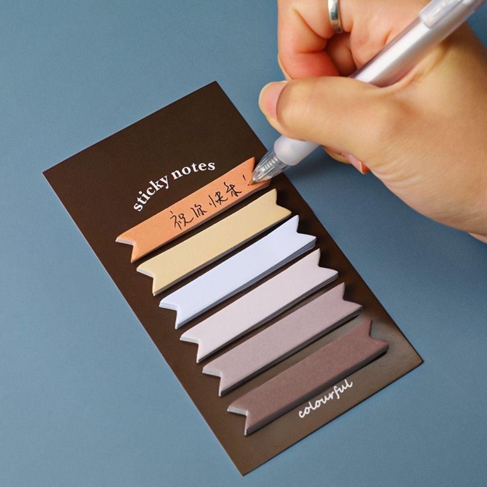 Nhãn Dán Đánh Dấu Trang Sách Màu Gradient 4 Màu Sắc